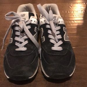 New balance 574 black womens size 10